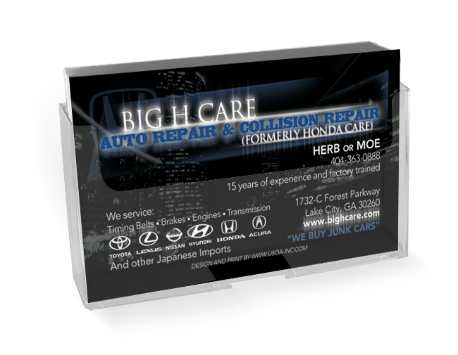 Big H Care Business Card